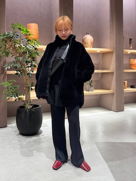 「アイテム（その他トップス）」を使った、AYUMIさん（レディース・159cm・20代）の秋コーディネート