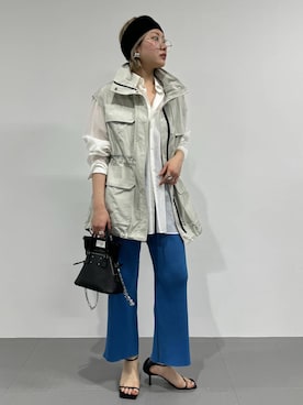 「Chaos（カオス）のアイテム（サンダル）」を使った、AYUMIさん（レディース・158cm）の冬コーディネート
