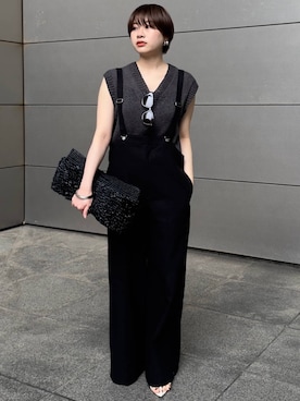 「Chaos（カオス）のアイテム」を使った、AYUMIさん（レディース・159cm）の春コーディネート