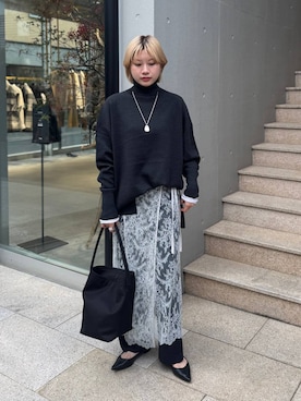 「アイテム（その他トップス）」を使った、AYUMIさん（レディース・159cm・20代）の秋コーディネート