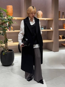 「アイテム（キャミソール）」を使った、AYUMIさん（レディース・159cm・20代）の秋コーディネート