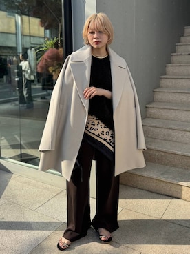 「アイテム（その他アウター）」を使った、AYUMIさん（レディース・159cm）の秋コーディネート