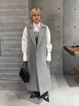 「アイテム（その他アウター）」を使った、AYUMIさん（レディース・159cm・20代）の秋コーディネート