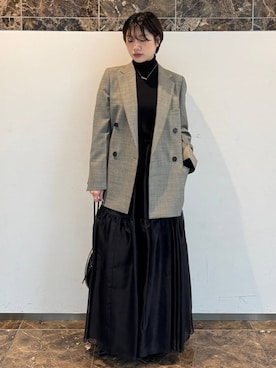「Chaos（カオス）のアイテム」を使った、AYUMIさん（レディース・159cm）の秋コーディネート