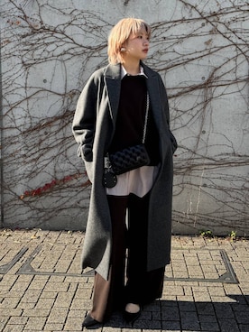 AYUMIさん（レディース・159cm）の冬コーディネート