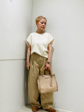 「RODE SKO（ロデスコ）のアイテム（シューズ）」を使った、piさん（レディース・148cm）の春コーディネート