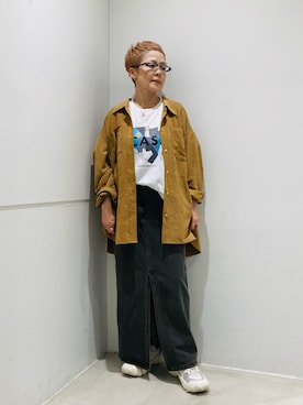 「アートTシャツ」｜piさん（レディース・148cm）の夏コーディネート