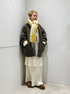 「アイテム（テーラードジャケット）」を使った、piさん（レディース・148cm）の冬コーディネート