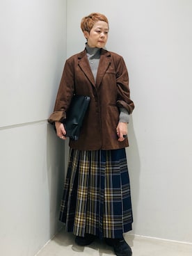 「イチ推しジャケットスタイル」｜piさん（レディース・148cm）の秋コーディネート
