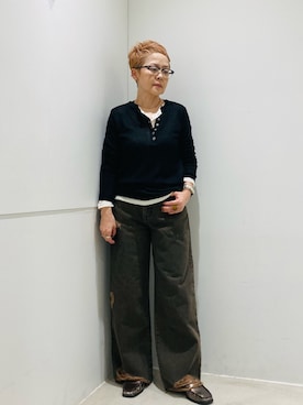 「アイテム（ローファー）」を使った、piさん（レディース・148cm）の夏コーディネート