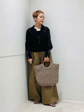「アイテム（タンクトップ）」を使った、piさん（レディース・149cm）の夏コーディネート