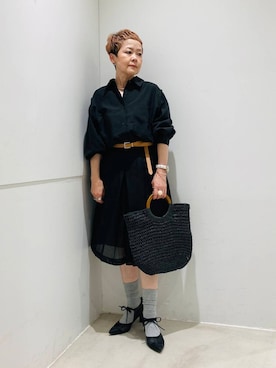 「アイテム（パンプス）」を使った、piさん（レディース・149cm）の夏コーディネート