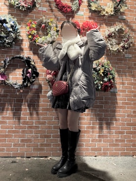 「アイテム（キーホルダー）」を使った、renge0330さん（レディース・160cm・20代）の冬コーディネート