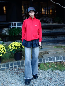 「旅行」｜Hinariさん（レディース・161cm）の冬コーディネート