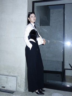 「アイテム（チノパンツ）」を使った、Hinariさん（レディース・161cm）の夏コーディネート