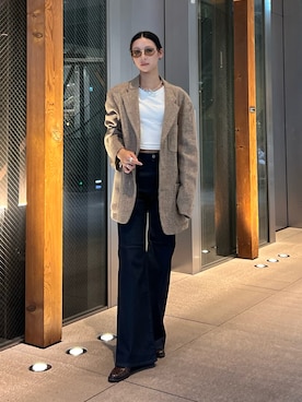 「MOUSSY（マウジー）のアイテム」を使った、Hinariさん（レディース・161cm）の秋コーディネート