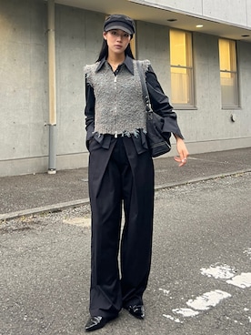 「COACH（コーチ）のアイテム」を使った、Hinariさん（レディース・161cm）の春コーディネート