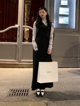「Cider（Cider）のアイテム」を使った、Hinariさん（レディース・161cm）の春コーディネート