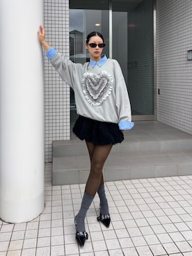 「アイテム（ソックス/靴下）」を使った、Hinariさん（レディース・161cm・20代）の秋コーディネート