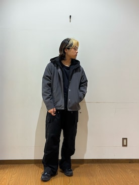 「冬の注目アウター」｜「アイテム（ジャケット/アウター）」を使った、koyoさん（メンズ・168cm）の秋コーディネート