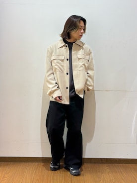 「アイテム（その他アウター）」を使った、koyoさん（メンズ・168cm）の春コーディネート