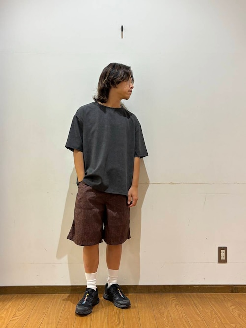 ワンポイント刺繍フェードポンチtops