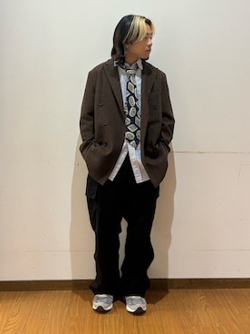 「アイテム（その他アウター）」を使った、koyoさん（メンズ・168cm・10代）の冬コーディネート