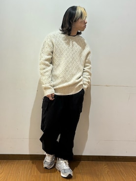 「アイテム（ニット/セーター）」を使った、koyoさん（メンズ・168cm・10代）の冬コーディネート