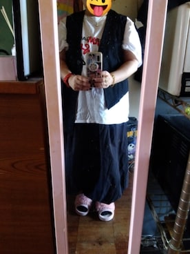 「GU（ジーユー）のアイテム」を使った、ひめかさん（レディース・151cm）の夏コーディネート