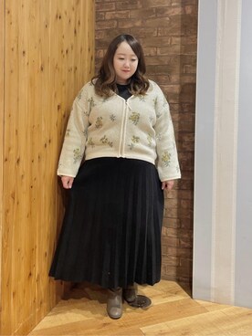 Risaさん（レディース・155cm）の冬コーディネート