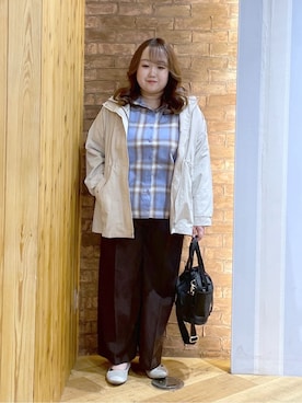 「Lee（リー）のアイテム（バッグ）」を使った、Risaさん（レディース・155cm）の春コーディネート