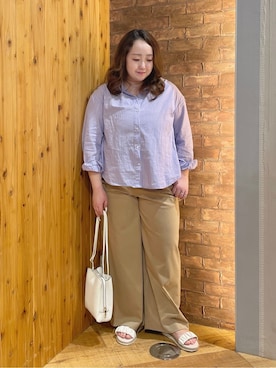 「DRESKIP（ドレスキップ）のアイテム」を使った、Risaさん（レディース・155cm）の春コーディネート
