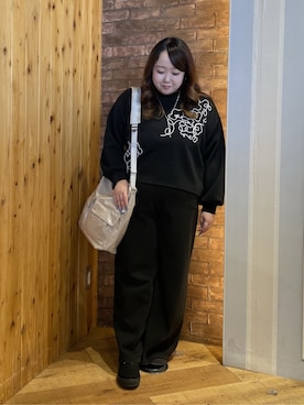 「DRESKIP（ドレスキップ）のアイテム」を使った、Risaさん（レディース・155cm）の冬コーディネート