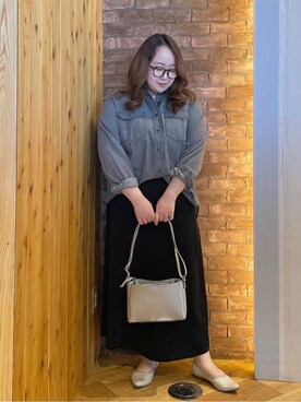 「DRESKIP（ドレスキップ）のアイテム」を使った、Risaさん（レディース・155cm）の春コーディネート