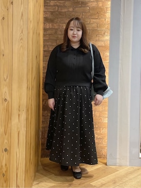 「DRESSTERIOR（ドレステリア）のアイテム」を使った、Risaさん（レディース・155cm）の春コーディネート