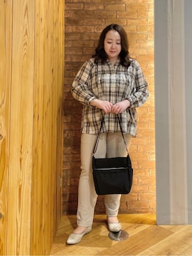 「DRESKIP（ドレスキップ）のアイテム」を使った、Risaさん（レディース・155cm）の春コーディネート