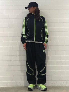 「アイテム（ジャージ）」を使った、KOさん（メンズ・176cm）の秋コーディネート
