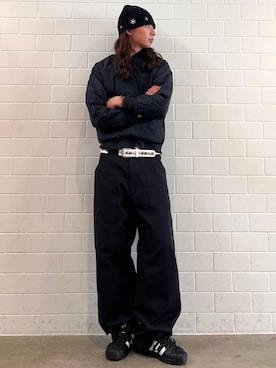 「adidas originals」｜「アイテム（ジャケット/アウター）」を使った、KOさん（メンズ・176cm）の秋コーディネート