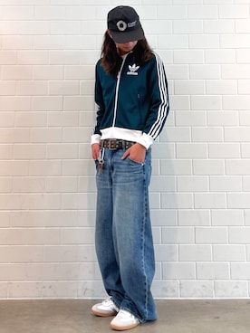 「アイテム（ジャージ）」を使った、KOさん（メンズ・176cm）の秋コーディネート