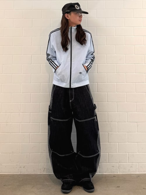 adidas（アディダス） ワイドパンツ ジーンズ オリジナルス デニム