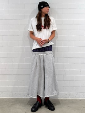 「adidas（アディダス）のハンドボール スペツィアル ローファー / HANDBALL SPEZIAL LOAFER / アディダスオリジナルス adidas Originals（スニーカー、ブラック系）」を使った、KOさん（メンズ・174cm）の夏コーディネート