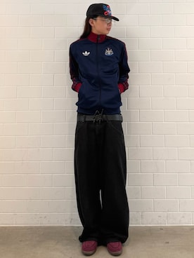 「adidas（アディダス）のアイテム（帽子）」を使った、KOさん（メンズ・176cm）の春コーディネート