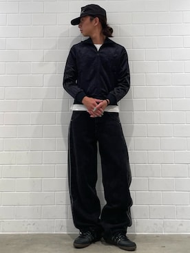 「アイテム（ジャージ）」を使った、KOさん（メンズ・176cm）の秋コーディネート