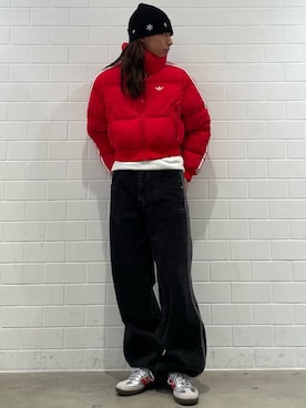 「adidas originals」｜「アイテム（ジャケット/アウター）」を使った、KOさん（メンズ・176cm）の秋コーディネート