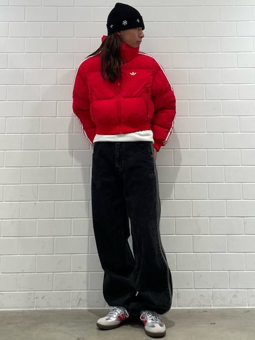 アディカラー クロップド合成ダウン パファー / アディダスオリジナル