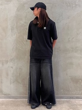 「adidas（アディダス）のアイテム（帽子）」を使った、KOさん（メンズ・176cm）の夏コーディネート