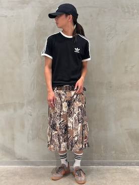 「adidas（アディダス）のアイテム（帽子）」を使った、KOさん（メンズ・176cm）の夏コーディネート