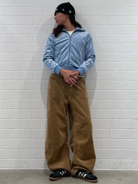 「アイテム（ジャージ）」を使った、KOさん（メンズ・176cm）の秋コーディネート