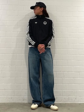 「アイテム（ジャージ）」を使った、KOさん（メンズ・176cm）の秋コーディネート