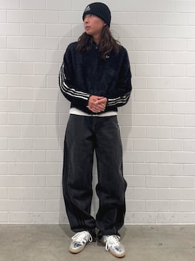 「アイテム（ジャージ）」を使った、KOさん（メンズ・176cm）の秋コーディネート